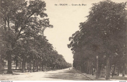 CPA Dijon-Cours Du Parc-60-RARE Numérotation      L2393 - Dijon