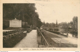 CPA Niort-Square Du Donjon Et Le Pont Main-24    L2381 - Niort