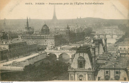 CPA Paris-Panorama Pris De L'église Saint Gervais-4073    L2380 - Mehransichten, Panoramakarten