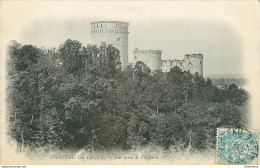 CPA Château De Coucy-Vue Prise De L'hôpital-Timbre   L2342 - Autres & Non Classés