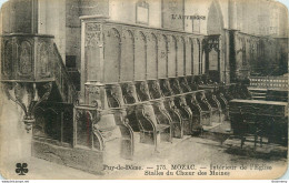 CPA Mozac-Intérieur De L'église-Stalles Du Choeur Des Moines-175     L2322 - Sonstige & Ohne Zuordnung