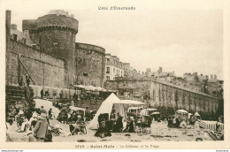 CPA Saint Malo-Le Château Et La Plage   L2316 - Saint Malo