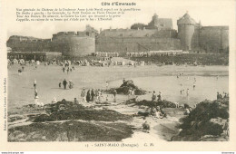 CPA Saint Malo-Vue Générale Du Château   L2316 - Saint Malo