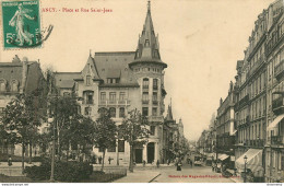 CPA Nancy-Place Et Rue Saint Jean-Timbre   L2316 - Nancy