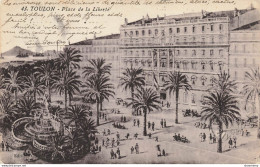 CPA Toulon-Place De La Liberté-43-Timbre      L2417 - Toulon