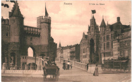 CPA Carte Postale Belgique Anvers Entrée Du Steen 1908?  VM80504 - Antwerpen