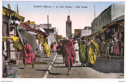 CPA Rabat-La Rue Souïka-Ville Arabe    L2404 - Rabat