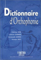 Dictionnaire D'orthophonie - Gezondheid