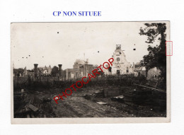 CP NON SITUEE-CARTE PHOTO Allemande-GUERRE 14-18-1 WK-MILITARIA- - War 1914-18