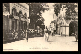 ALGERIE - CHERCHELL - RUE CESAREE - CAFE DE LA BOURSE - Altri & Non Classificati