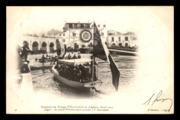 ALGERIE - ALGER - VISITE PRESIDENTIELLE AVRIL 1903 - LE CANOT PRESIDENTIEL ACCOSTE A L'AMIRAUTE - EDITEUR GEISER - Alger