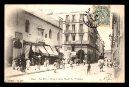 ALGERIE - ALGER - RUE BAB-EL-OUED ET EGLISE N-D DES VICTOIRES - EDITEUR GEISER - Algerien