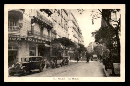 ALGERIE - ALGER - RUE MICHELET - BAR CYRNOS - AUTOMOBILES ANCIENNES - Algiers