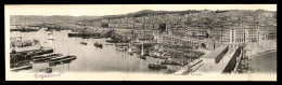 ALGERIE - ALGER - CARTE PANORAMIQUE 3 VOLETS - Algiers