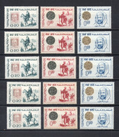 MAROC N°  450 à 452  CINQ EXEMPLAIRES  NEUFS SANS CHARNIERE  COTE 20.25€    JOURNEE DU TIMBRE ANIMAUX CHEVAL SULTAN - Morocco (1956-...)