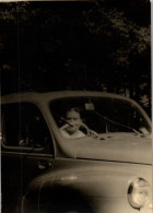 Photographie Photo Vintage Snapshot Amateur Automobile Voiture 4 Chevaux  - Cars