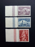 LIECHTENSTEIN MI-NR. 281-283 POSTFRISCH(MINT) RANDSTÜCK 250 JAHRE ERWERB SCHELLENBERG 1949 - Unused Stamps