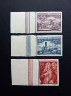 LIECHTENSTEIN MI-NR. 281-283 POSTFRISCH(MINT) RANDSTÜCK 250 JAHRE ERWERB SCHELLENBERG 1949 - Ungebraucht