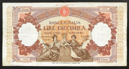 10000 Lire Regine Del Mare 02 11 1961 Carta Fresca, Ottimi I Colori Bel Bb Minimo Taglietto In Basso LOTTO 557 - 10000 Liras