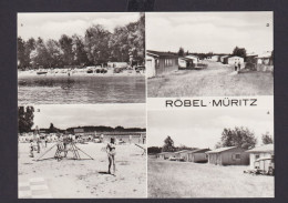 Ansichtskarte Röbel Müritz Mecklenburg Vorpommern Strand Urlaub Erholung - Other & Unclassified