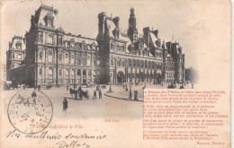 75-PARIS L HOTEL DE VILLE-N°4475-H/0095 - Other & Unclassified