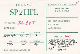 AK 210630 QSL - Poland - Gdynia - Radio Amateur