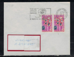 YT 1548 SSL/ 63 CLERMONT FERRAND  19/3/68  FAG DANS VOS ADRESSES POSTALES PENSEZ - 1961-....