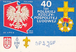 AK 210632 QSL - Poland - Lipca - Radio-amateur