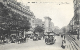 Ref (  20617  )  Paris - Le Boulevard Bonne Nouvelle Et Saint Denis - Distrito: 10