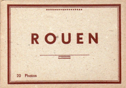 (08/05/24) 76-CPSM ROUEN - CARNET COMPLET DE 20 PHOTOS - Rouen