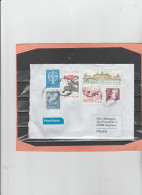 Svezia 2024 - Busta Priority X L'Italia Affrancata Con 6 Stamps - Covers & Documents