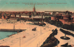 FRANCE -  Saint Malo - Panorama Vers Les Portes Saint Vincent Et Grande Porte Et La Tour - Carte Postale Ancienne - Saint Malo