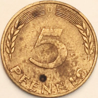 Germany Federal Republic - 5 Pfennig 1970 D, KM# 107 (#4567) - 5 Pfennig