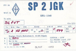 AK 210634 QSL - Poland - Gdynia - Amateurfunk