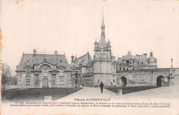 60-CHATEAU DE CHANTILLY-N°4476-G/0255 - Autres & Non Classés