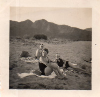 Photographie Photo Vintage Snapshot Plage Beach Mode Fashion Sable - Places