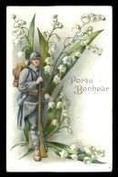 GUERRE 14/18 - ILLUSTRATEURS - PORTE BONHEUR - MUGUET - EDITEUR F. FLEURY - Guerra 1914-18