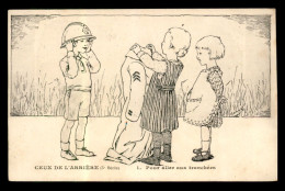 GUERRE 14/18 - ILLUSTRATEURS - ENFANTS "CEUX DE L'ARRIERE" 3E SERIE - War 1914-18