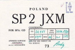 AK 210637 QSL - Poland - Chynowo - Amateurfunk