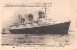 TH-PAQUEBOT LE NORMANDIE-N°4477-D/0303 - Altri & Non Classificati