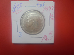 Albert 1er. 20 FRANCS 1933 VL POS.B ARGENT (A.2) - 20 Francs & 4 Belgas