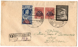 1, 2 POLAND, 1935, COVER TO GREECE - Briefe U. Dokumente