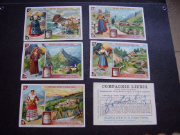 Original Old Cards Chromos Liebig S 1131 Ilots Linguistiques De L 'Italie Complet - Liebig