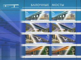 2010 1670 Russia Bridges MNH - Nuovi