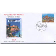 Monaco.2024.Europa CEPT.Underwater Fauna And Flora.FDC . - 2024