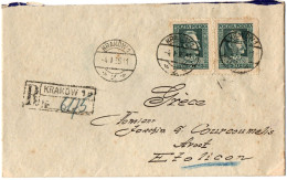 1, 3 POLAND, 1935, COVER TO GREECE - Storia Postale