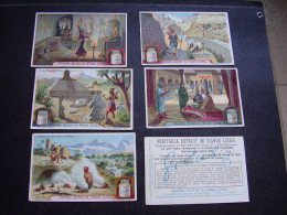 Original Old Cards Chromos Liebig S 1077 Scènes De Royaumes Disparus Complet - Liebig