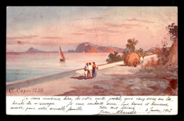 ITALIE - CAPRI - CARTE ILLUSTREE - Autres & Non Classés