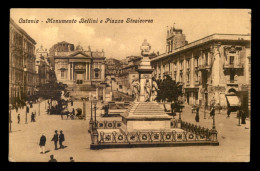 ITALIE - CATANIA - MONUMENTO BELLINI E PIAZZA STESICOREA - Catania