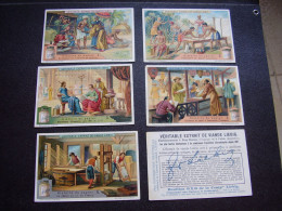 Original Old Cards Chromos Liebig S 1068 Histoire Du Papier Complet - Liebig